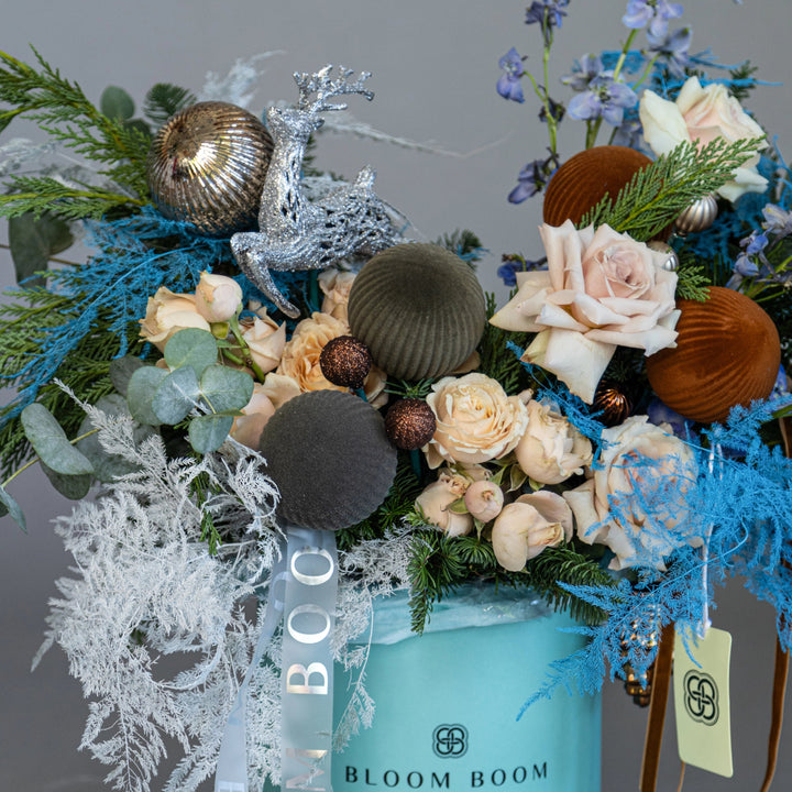 Flower box "Snowy Christmas Night"