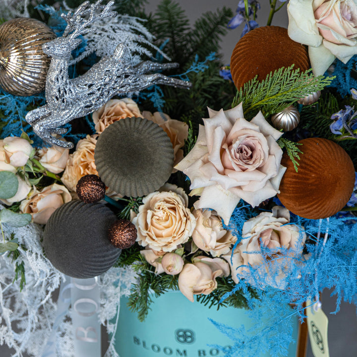 Flower box "Snowy Christmas Night"