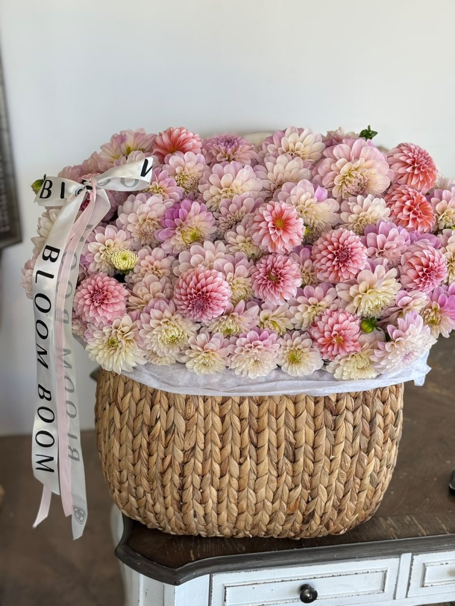 Basket of 101 dahlias - Next Day Only