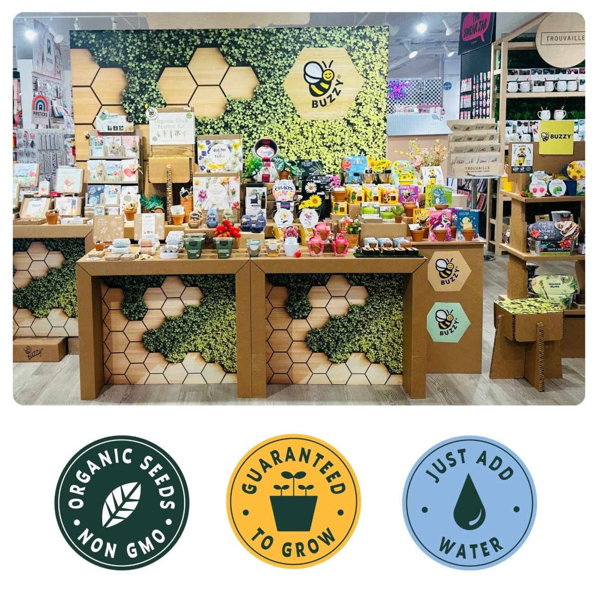 Egg Carton “It's Spring” – 6 Wildflower Seed Bombs Gift